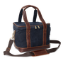 Waxed Canvas Cooler Bag, Navy