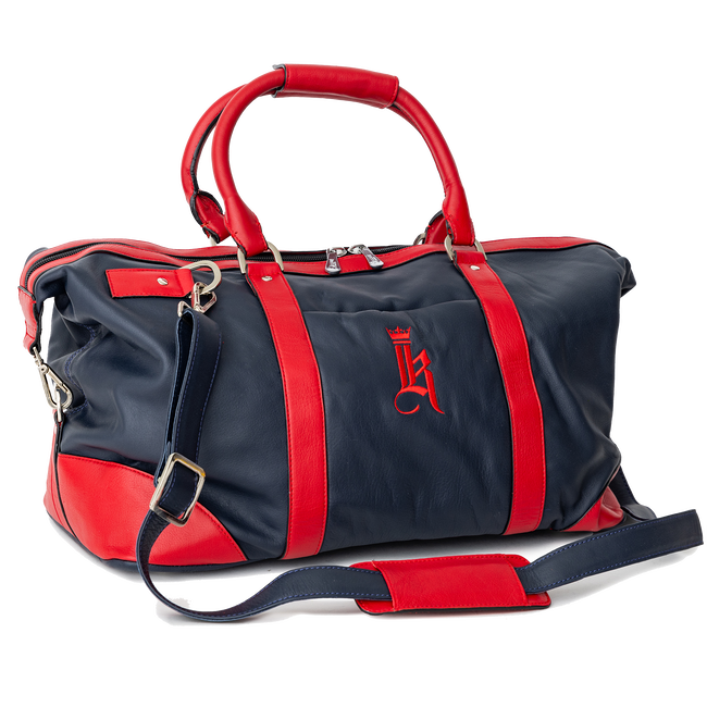 Links Duffel Bag, Navy / Red