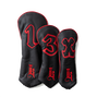 Retro Head Cover, Black / Red