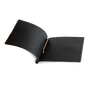 Leather Money Clip, Black