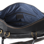 Highlander Leather Duffel, Black