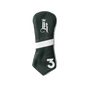 Tilted Headcover, Green / White