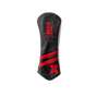 2-Stripe Head Cover, Black / Red