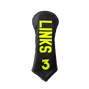 Expression Headcover, Black / Neon Yellow