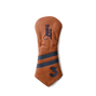 2-Stripe Headcover, Tan / Navy