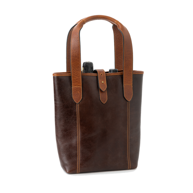 Sundance Wine Carrier, Rustic Saddle