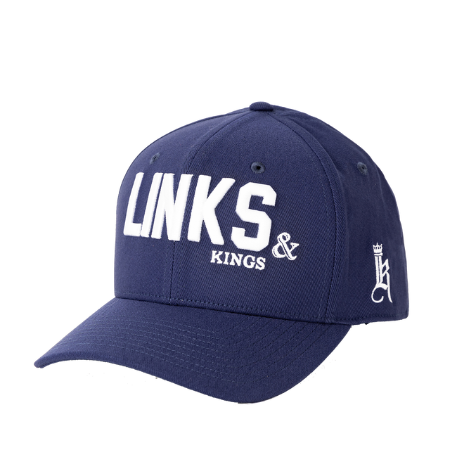 Links &amp; Kings Hat, Navy / White