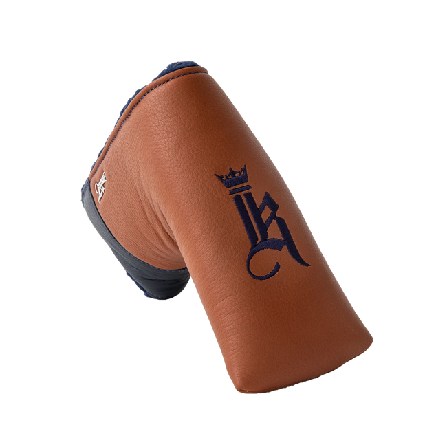 Blade Putter Cover, Tan / Navy