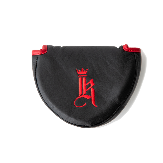 Mallet Putter Cover, Black / Red