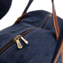 Waxed Canvas Duffel Bag, Navy