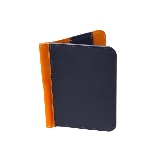 Soft Scorecard Holder, Navy / Tan
