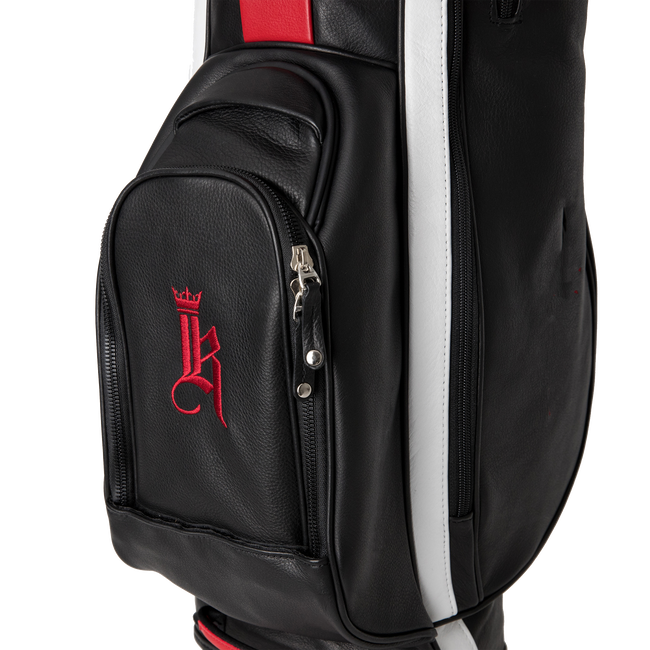 The Links Stand Bag, Black / White / Red