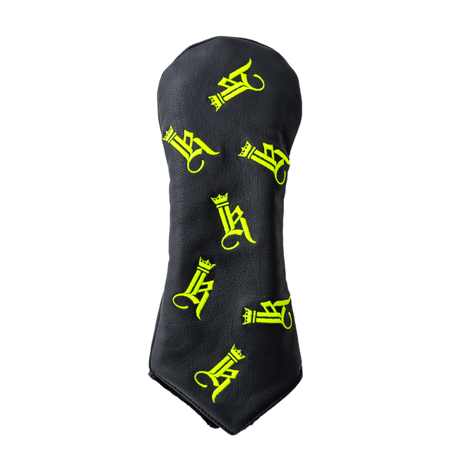 Dancing Headcover, Black / Neon Yellow