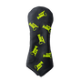 Dancing Headcover, Black / Neon Yellow