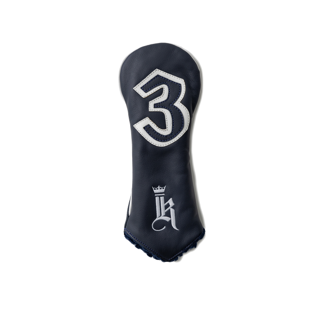 Retro Headcover, Navy / White
