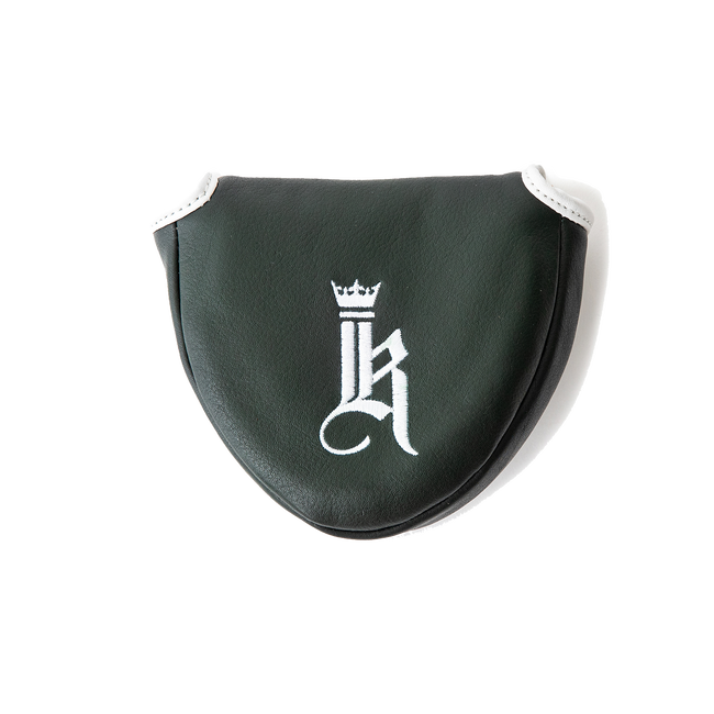 Mallet Putter Cover, Green / White