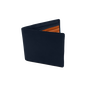Crown Wallet, Navy / Tan