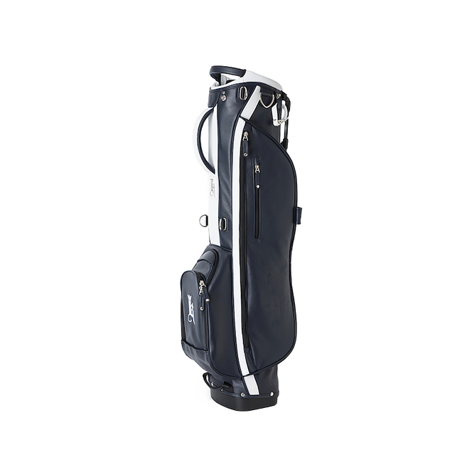 The Links Stand Bag, Navy / White