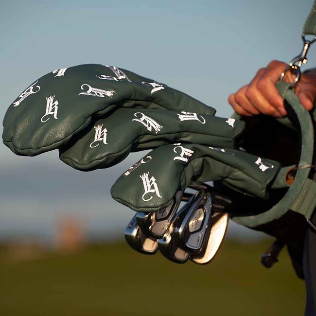 Dancing Headcover, Green / White
