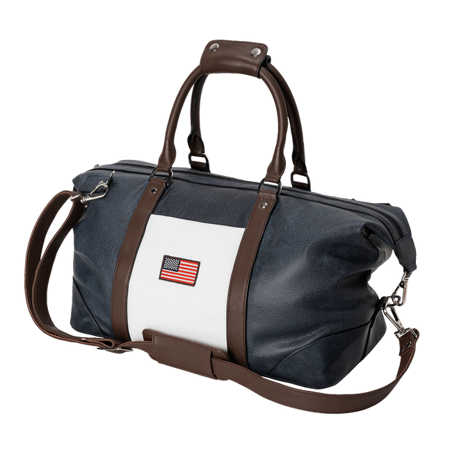 USA Special Edition Duffel, Denim / White / Caf&eacute;