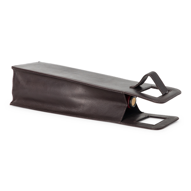 Leather Wine Single Carrier