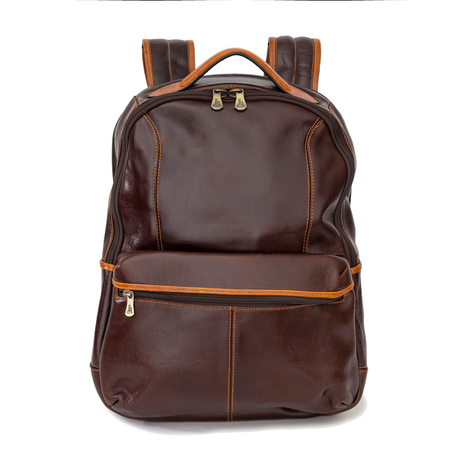 Sundance leather backpack top