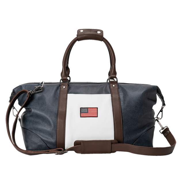 USA Special Edition Duffel, Denim / White / Caf&eacute;
