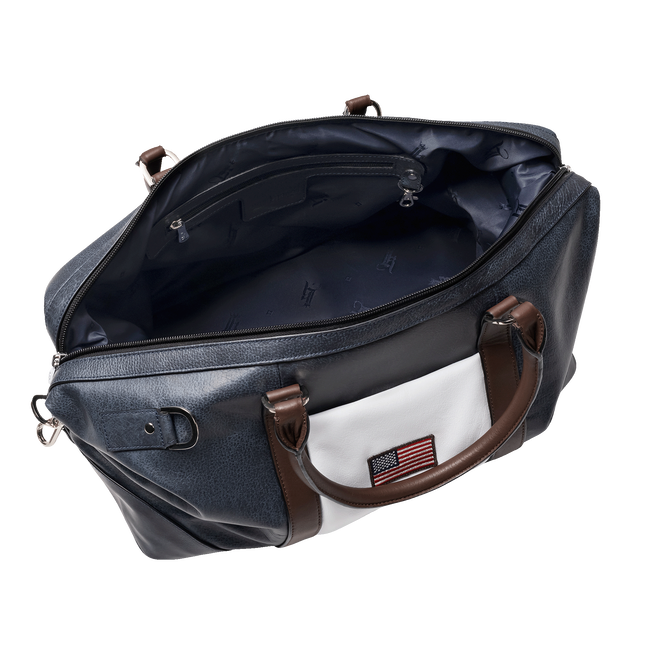 USA Special Edition Duffel, Denim / White / Caf&eacute;