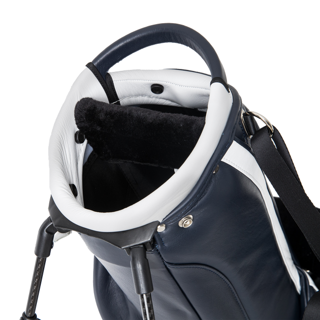 The Links Stand Bag, Navy / White