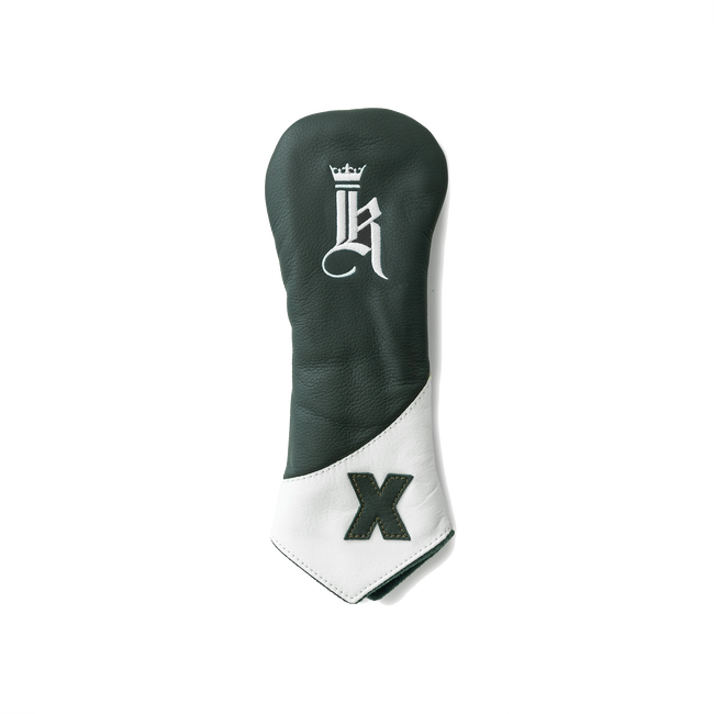 Curve Head Cover, Green / White