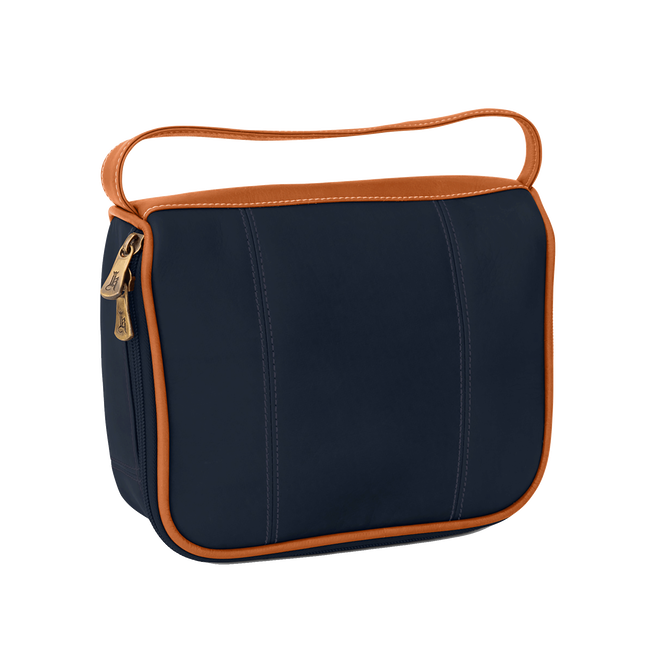 Travel Caddy, Navy / Tan