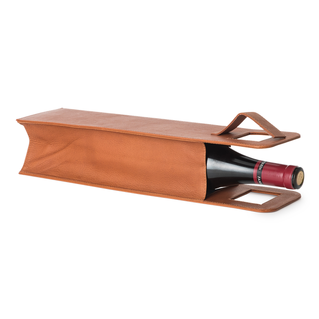 Leather Wine Single Carrier