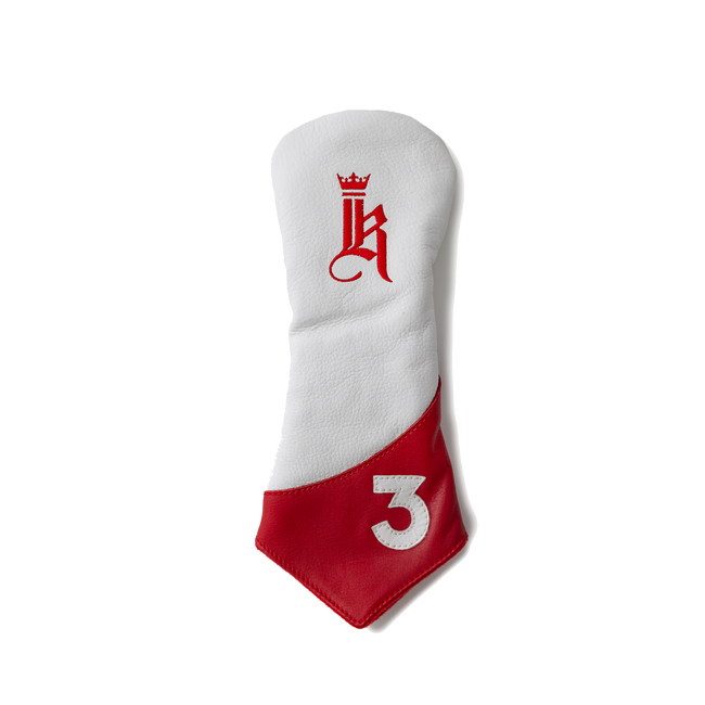 Curve Headcover, White / Red