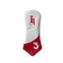 Curve Headcover, White / Red