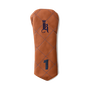 Diamond Headcover, Tan / Navy Stitch