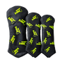 Dancing Head Cover, Black / Neon Yellow