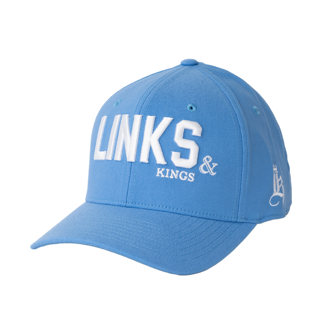 Links &amp; Kings Hat, Light Blue / White