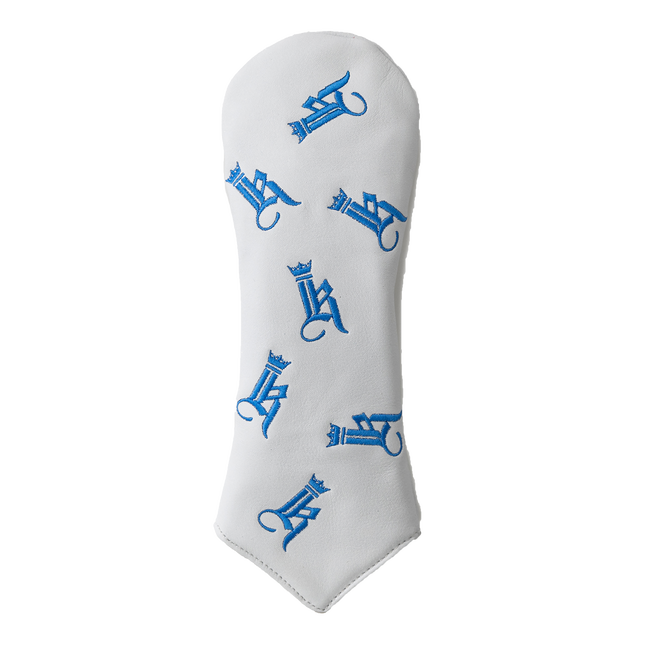 Dancing Headcover, White / Light Blue