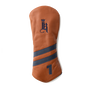 2-Stripe Head Cover, Tan / Navy