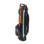 Monaco Stand Bag, Black / Orange / Sky Blue