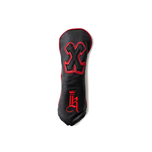 Retro Head Cover, Black / Red