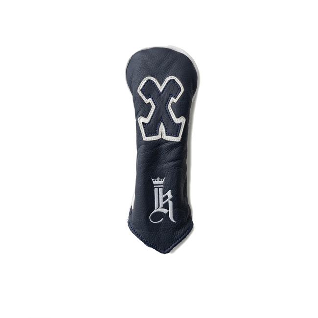 Retro Headcover, Navy / White