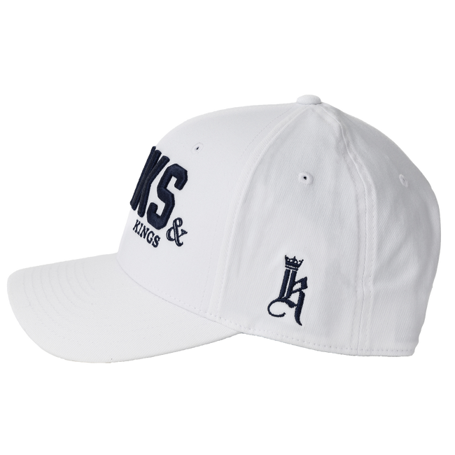 Links &amp; Kings Hat, White / Navy
