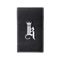 Yardage Book Holder, Black / White