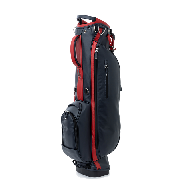 The Links Stand Bag, Navy / Red