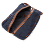 Waxed Canvas Shoe Bag, Navy