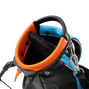 Monaco Stand Bag, Black / Orange / Sky Blue