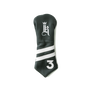 2-Stripe Headcover, Green / White