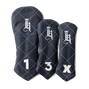 Diamond Headcover, Navy / White Stitch