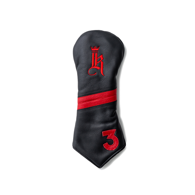 Tilted Head Cover, Black / Red